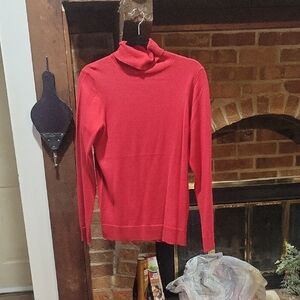 Amazon Essentials Red Cowl Neck Sweater